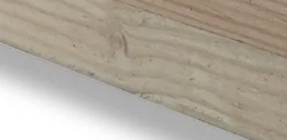 Corners exposed to view are eased