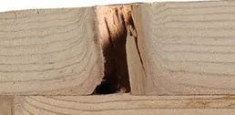 Voids on the edges of laminations are not filled