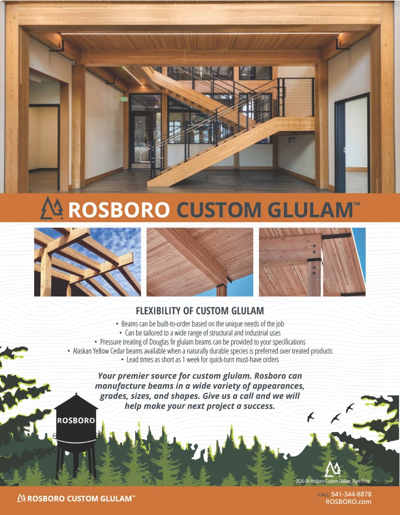 Rosboro Custom Glulam Flyer